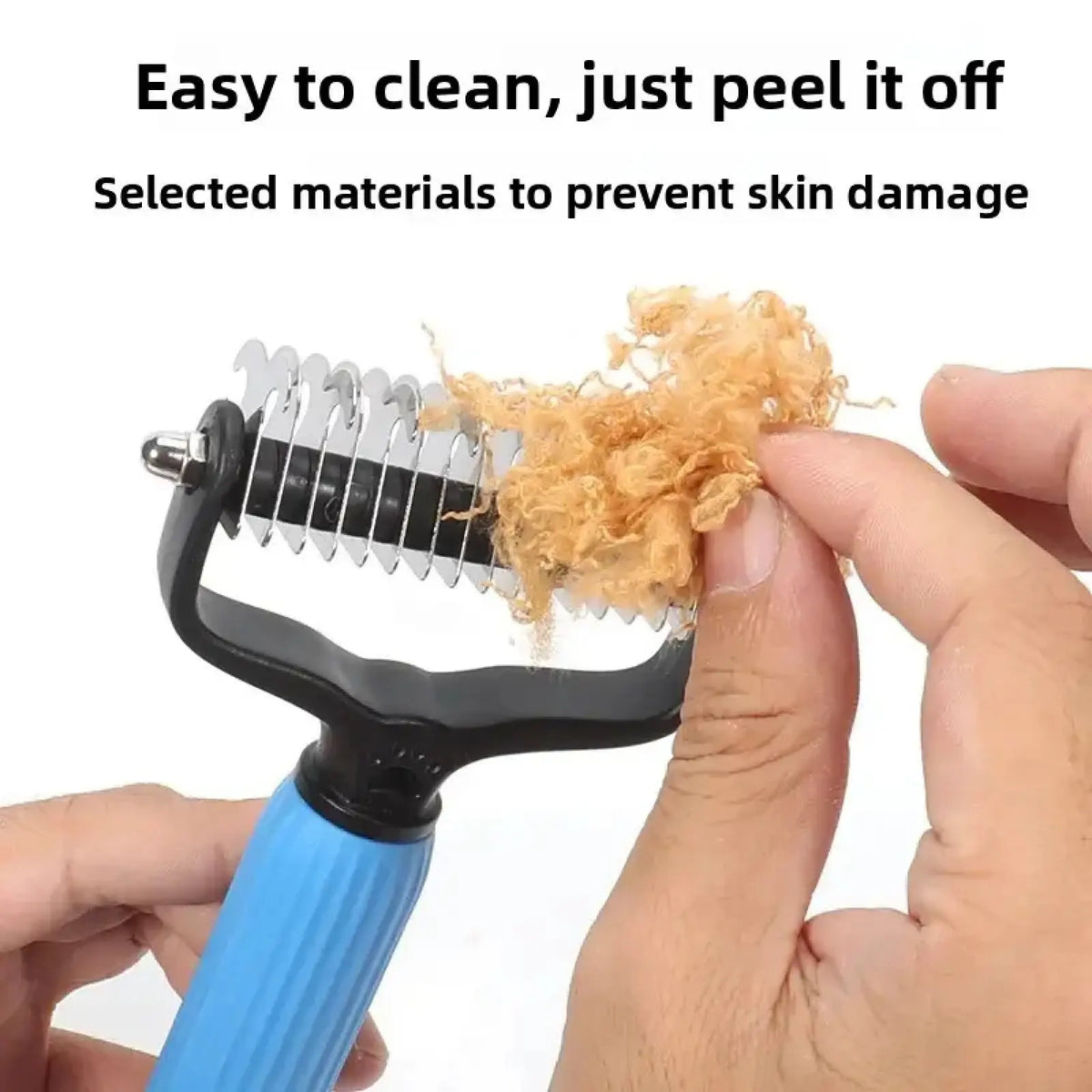 Ultimate Pet Grooming Tool - Stainless Steel Double-Sided Comb for Dogs, Effortless Shedding Removal & Tangle-Free Coat Maintenance!