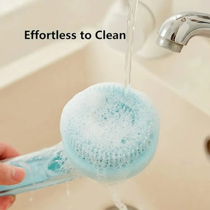2026 Universal 2-In-1 Pet Bath & Grooming Brush with Soap Dispenser - Ergonomic, Deshedding Tool for Dogs & Cats, Enhances Blood Circulation, Saves on Dry Shampoo
