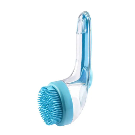 2026 Universal 2-In-1 Pet Bath & Grooming Brush with Soap Dispenser - Ergonomic, Deshedding Tool for Dogs & Cats, Enhances Blood Circulation, Saves on Dry Shampoo